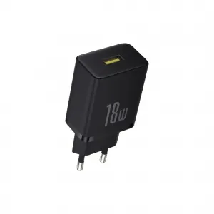 BASEUS CUBE FAST CHARGER 1U 18W EU - CLUSTER BLACK