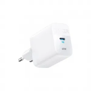 ANKER WALL CHARGER 313 45W TYPE-C FAST CHARGING A2643 WHITE