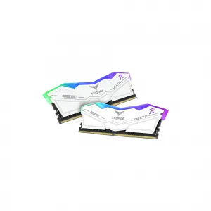 TEAM TFORCE DELTA RAM LONGDIMM DDR5 32GBX2 PC6000 RGB WHITE