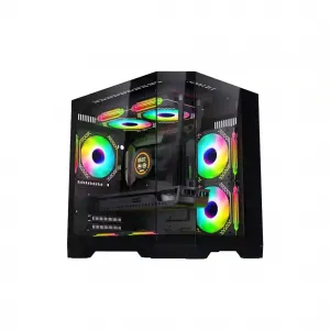 DARKFLASH PC CASING AIGO FT350 BLACK