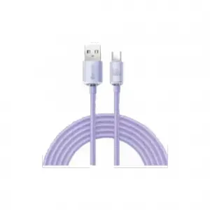 BASEUS CYSTAL SHINE SERIES DATA CABLE USB TO TYPE C 100W 2M - 2M PURPLE